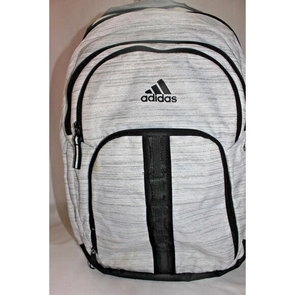 Adidas Unisex Prime 6 Backpack, Two Tone White/Black One Size, Laptop Sleeve - Picture 2 of 15